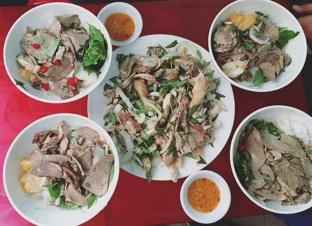 Ảnh: Bánh ướt lòng gà. (Nguồn sưu tầm)