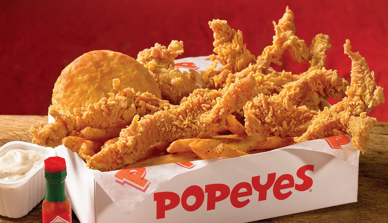 Nếu muốn thay đổi khẩu vị thì Popeyes sẽ phù hợp với mong muốn của bạn.