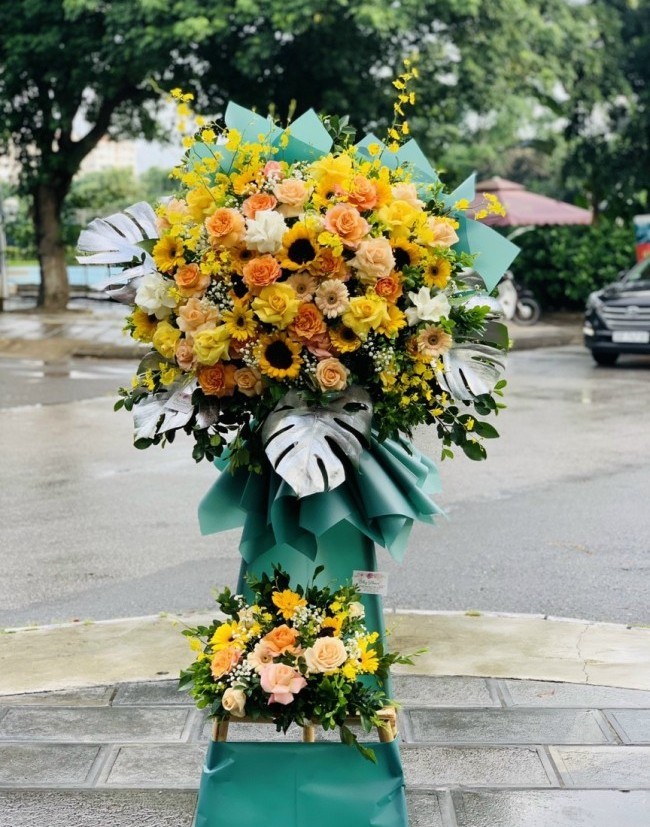 Hoa Chúc Mừng Khởi Công